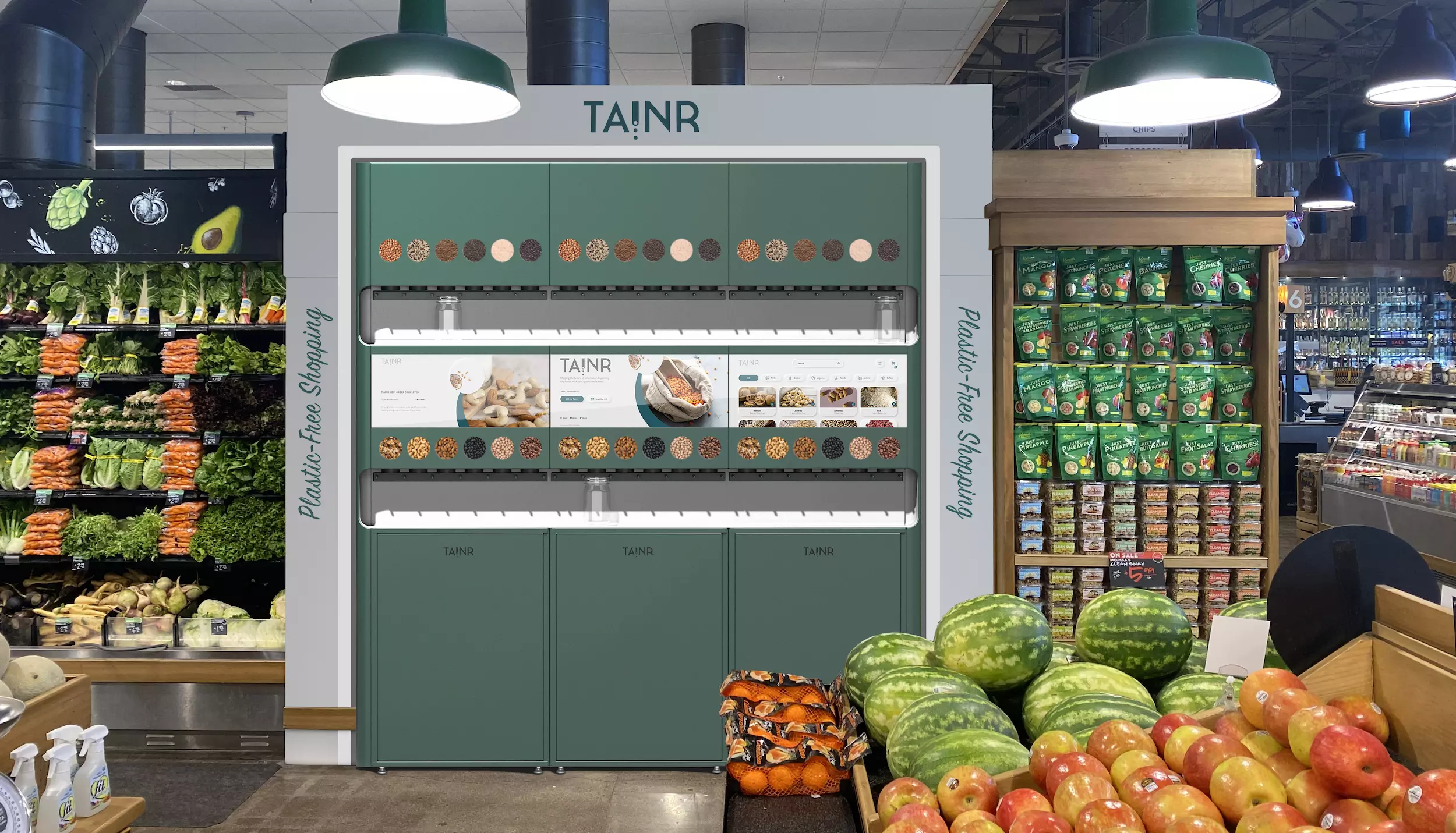 Image of a zero waste shop at the grocery store